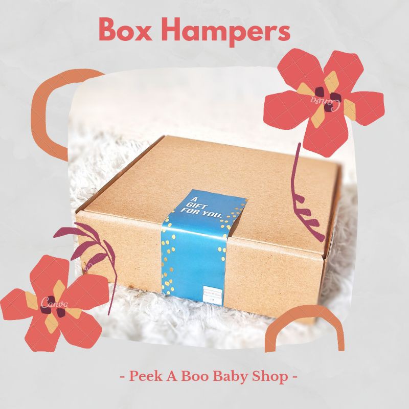 

GIFT BOX / BOX HAMPERS / TAMBAHAN BOX HARUS DENGAN PEMBELANJAAN BARANG DI PEEK A BOO BABY SHOP
