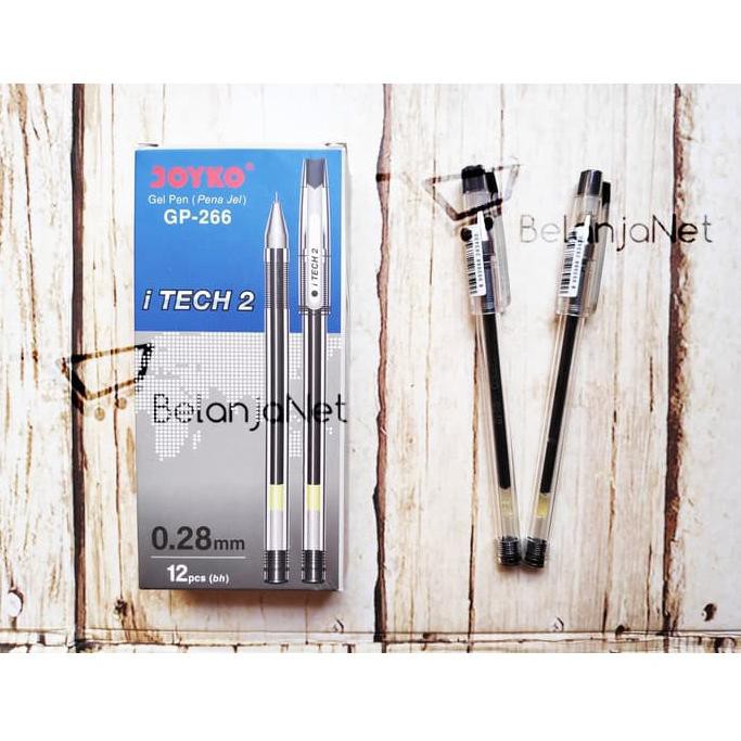 

Hj3Code Pulpen / Pen Gel Joyko I Tech 2 0.28 mm GP-266 [1 LUSIN](terbaru)S5G3