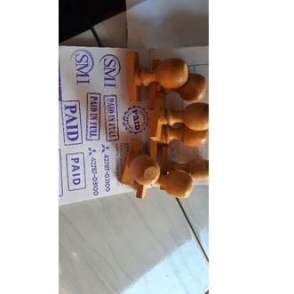 

wy✲Ready Stock cetak stempel kayu /stempel manual / stempel runaflex 77