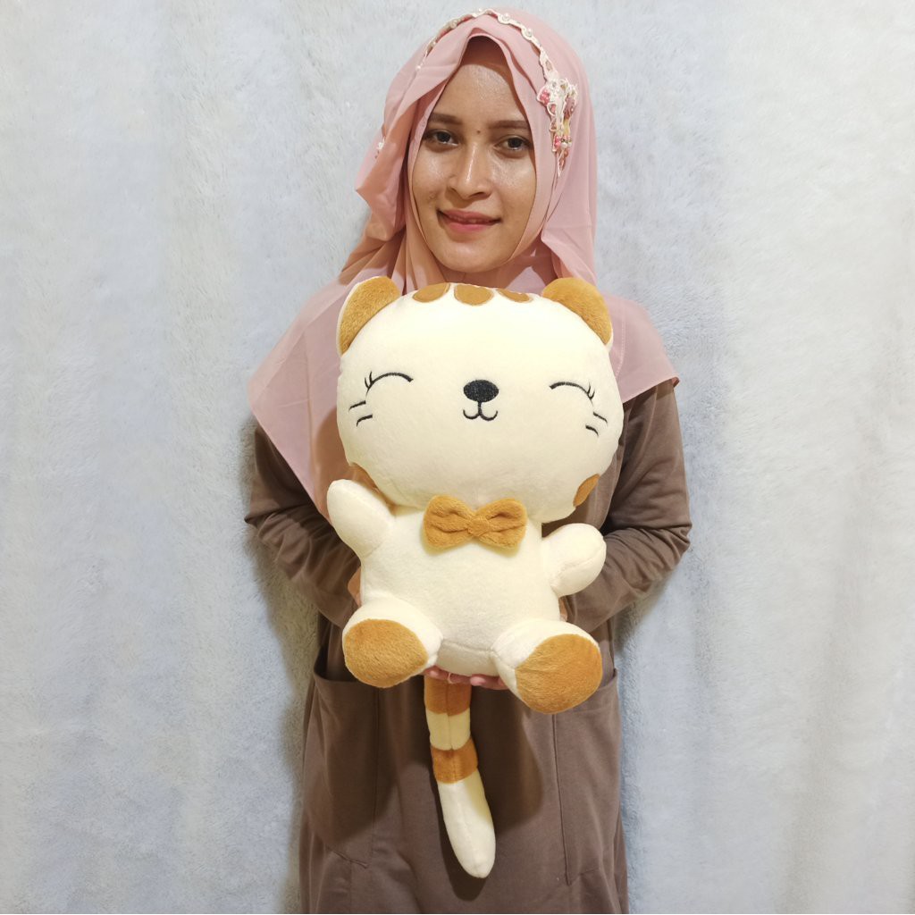 Boneka Kucing cantik XL murah BISA+UKIR NAMA PO 2-4 HARI aja