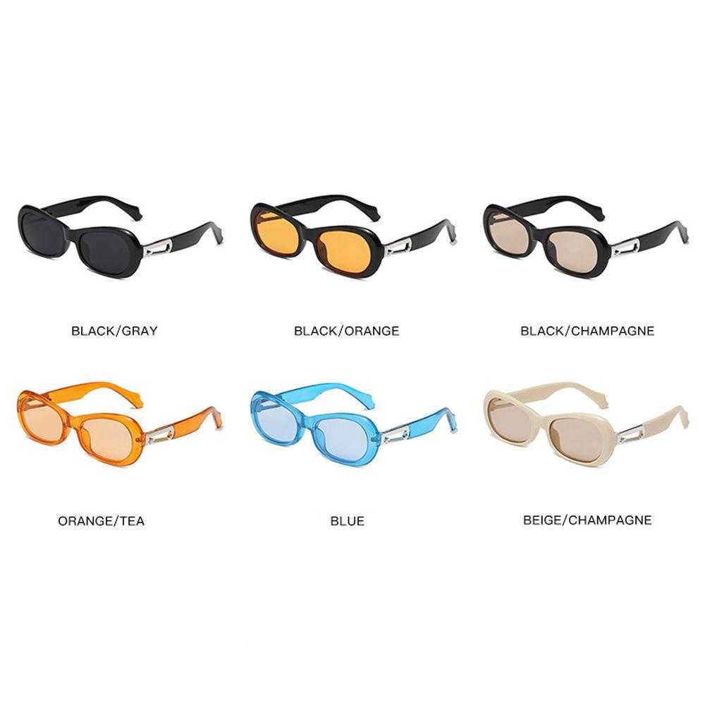[Elegan] Kacamata Oval Fashion Vision Care Oval Frame Candy Colour Korean Oval Eyewear