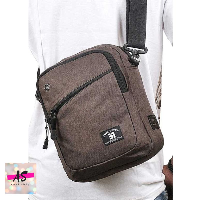 TAS SELEMPANG PRIA | Tas Sandang Laki-Laki Java Seven DAN 224 Keren