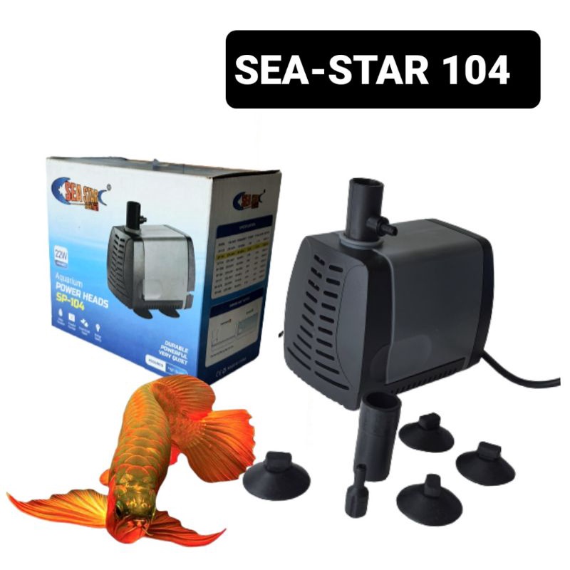 pompa celup air aquarium/kolam ikan mesin hidrofonik SEA STAR SP 104