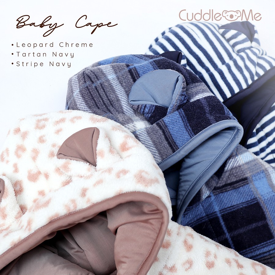 Cuddle Me Baby Cape Jaket Bayi Mantel Selimut Bolak Balik Multifungsi Cuddleme