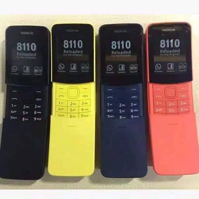 NOKIA 8110 DUAL SIM / NOKIA PISANG GARANSI DISTRIBUTOR