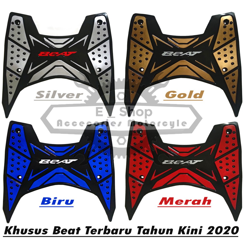Karpet Tebal New Beat Esp Tahun KIni 2020 - Beat Deluxe - Beat Street + Sarung ShockBreaker - Sarung