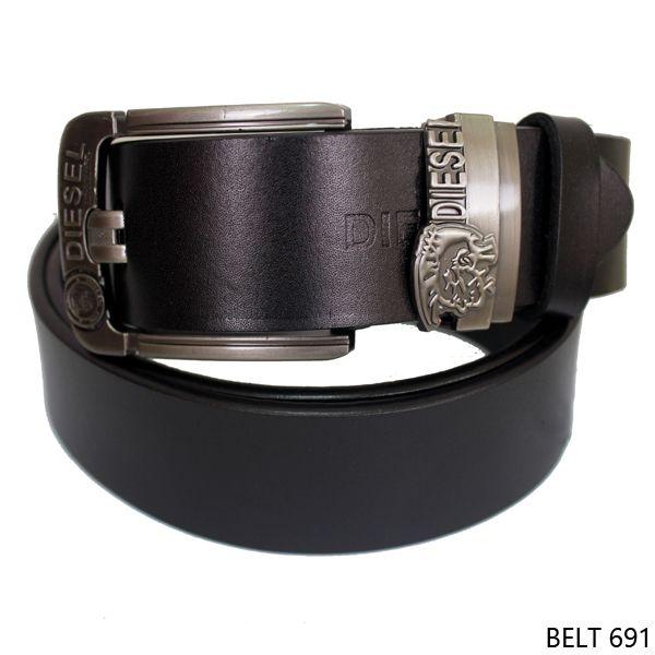 Ikat Pinggang Jarum Semi Kulit Hitam - BELT 691