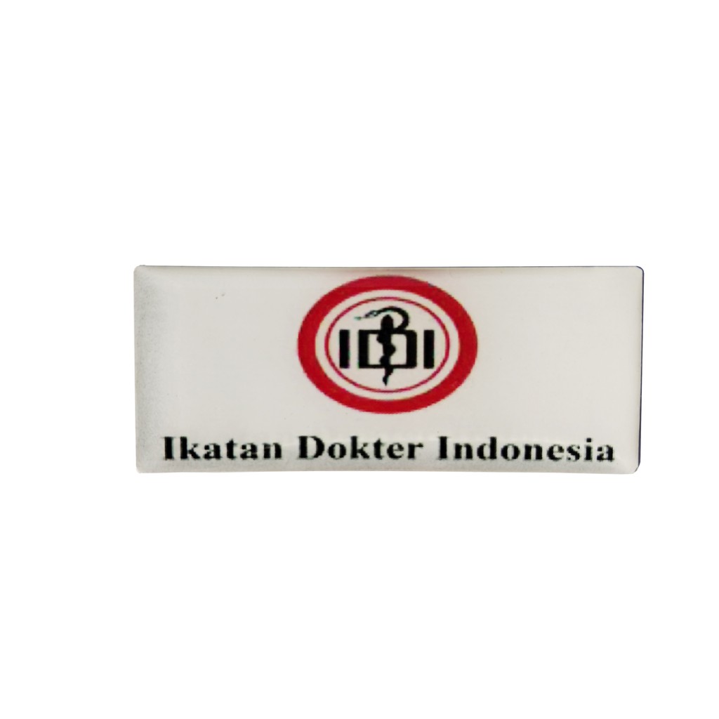 Stiker Timbul Emblem Logo Ikatan Dokter Indonesia (Logo IDI) Unik