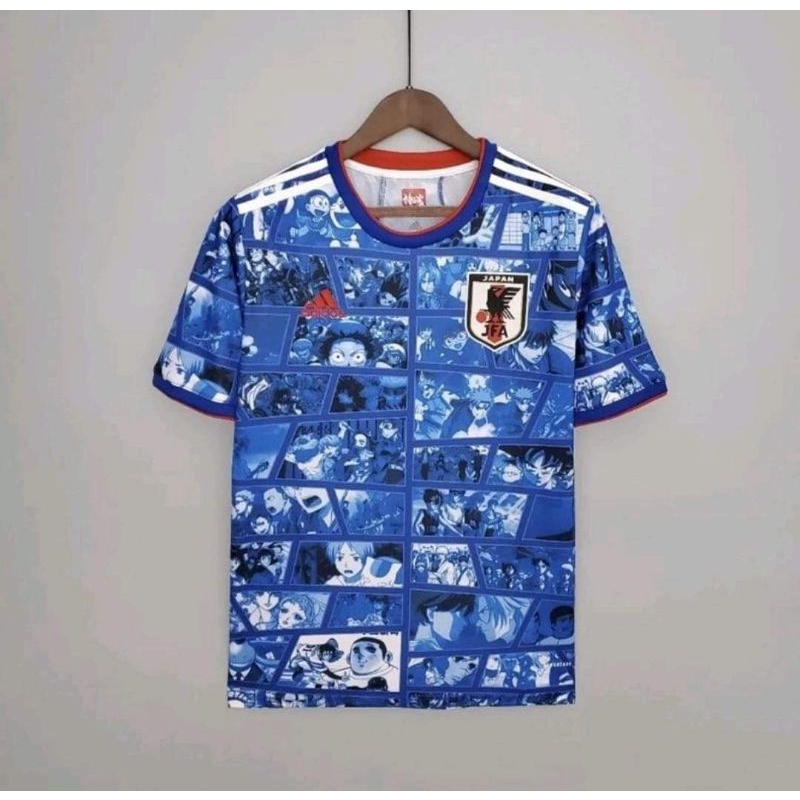 Jersey Timnas jepang anime manga japan home kit 2022 baju bola jepang tsubasa