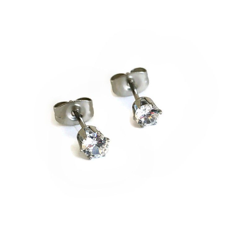 Anting Titanium Mata Satu korea pria&amp; wanita