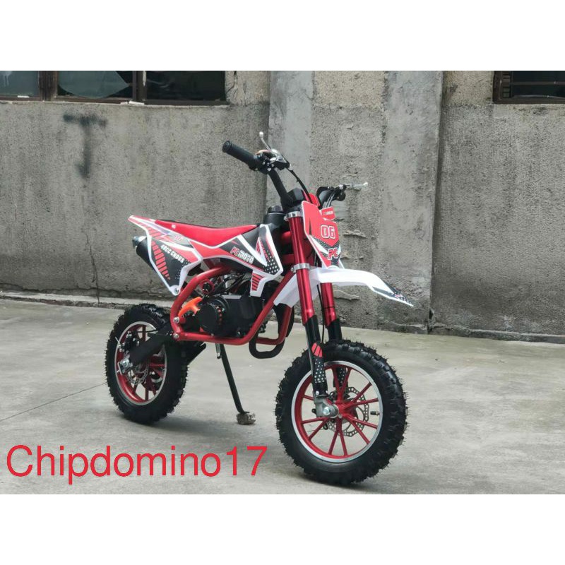 MOTOR MEDIUM TRAIL 06 50CC NEW DOUBLE KNALPOT (2SLINCER)~MOTOR CROSS