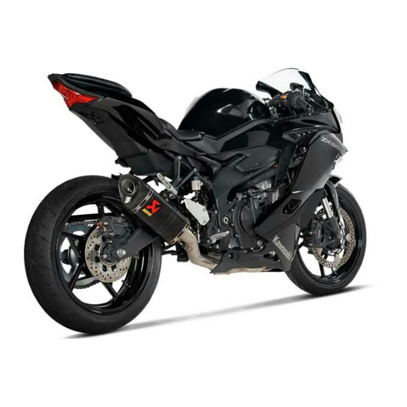 Knalpot Zx25r Terbaru Full System Merk Akrapovic Karbon