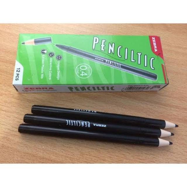 Pen gell penciltic jarum pen tintah hitam biru high quality pulpen