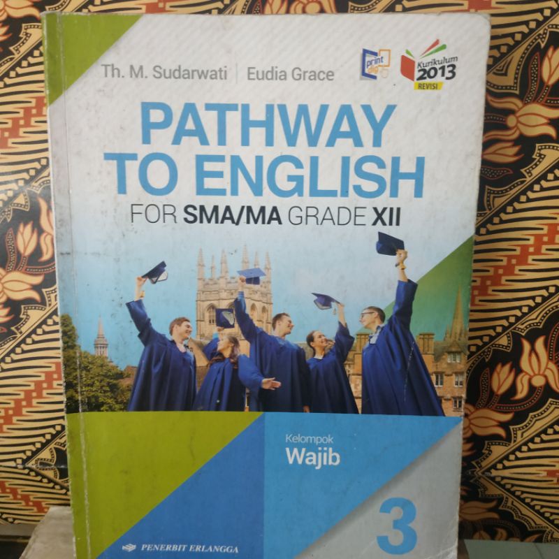 buku bahasa Inggris kelas 12 SMA Erlangga