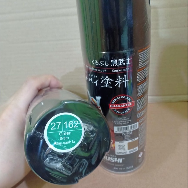 Cat Semprot Pilox Pilok New Samurai Paint Kurobushi - 162 Green / HIjau Glossy (400ml)