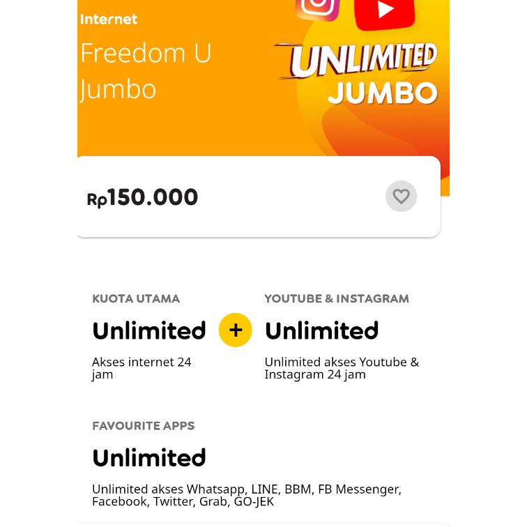 FREEDOM UNLIMITED JUMBO 60GB
