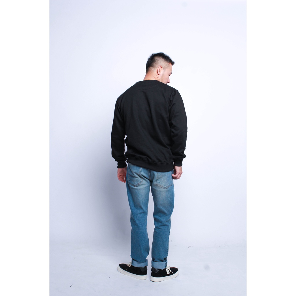 Seka Basics - Sweater Crewneck Logo Black