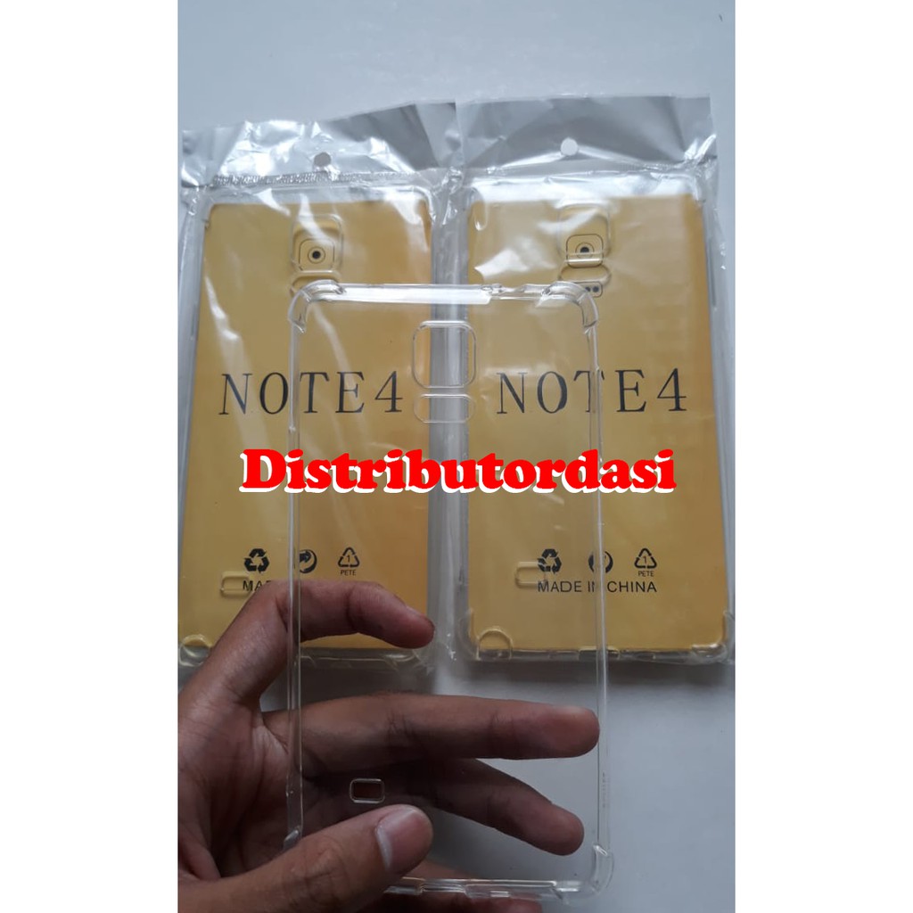 anticrack SOFTCASE CASE TPU SILIKON CASING samsung note 4 ready stok