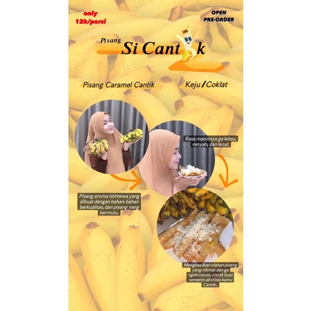 

PISANG SICANTIK - PISANG CARAMEL CANTIK