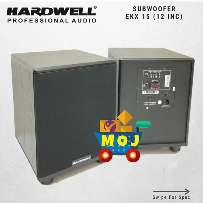 Subwoofer Aktif HARDWELL EKX15 EKX 15 ORIGINAL 12 inch MAX 1200 Watt !