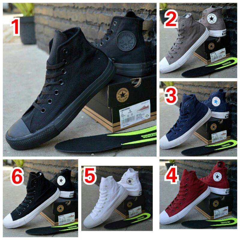 SEPATU PRIA CONVERSE HIGH CT TERMURAH GRADE ORI IMPORT TERBAIK