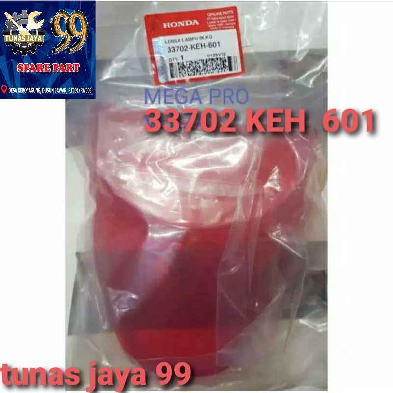 33702-KEH-601 Mika Stop - Kaca Lampu Belakang Megapro Primus VERZA
