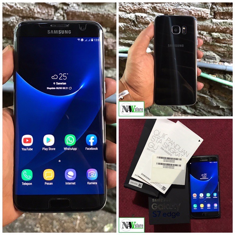 Samsung S7 edge 4/32GB Bekas Second Mulus minus retak Sein