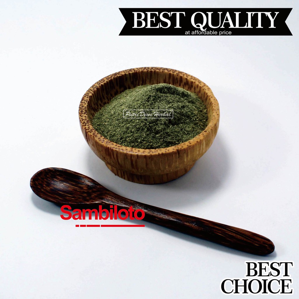 

Daun Sambiloto Bubuk 250 Gram ( Sambiroto ) - Green Chiretta Powder (Andrographis paniculata)