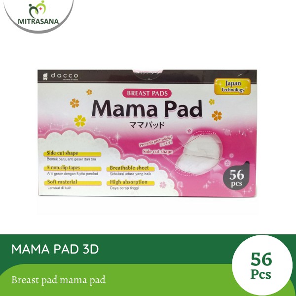 Dacco Mama Pad 3D 56 Pcs - Breastpad