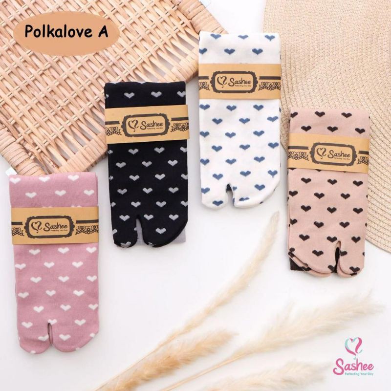 kaos kaki jempol sashee polkalove