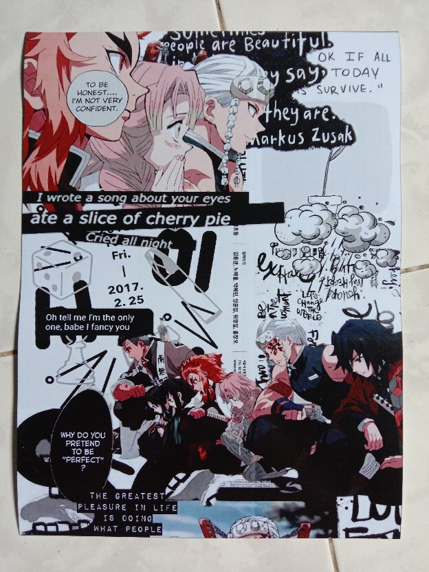 Poster Anime Aesthetic Kimetsu No Yaiba #1 | Poster Aesthetic Anime Kimetsu No Yaiba