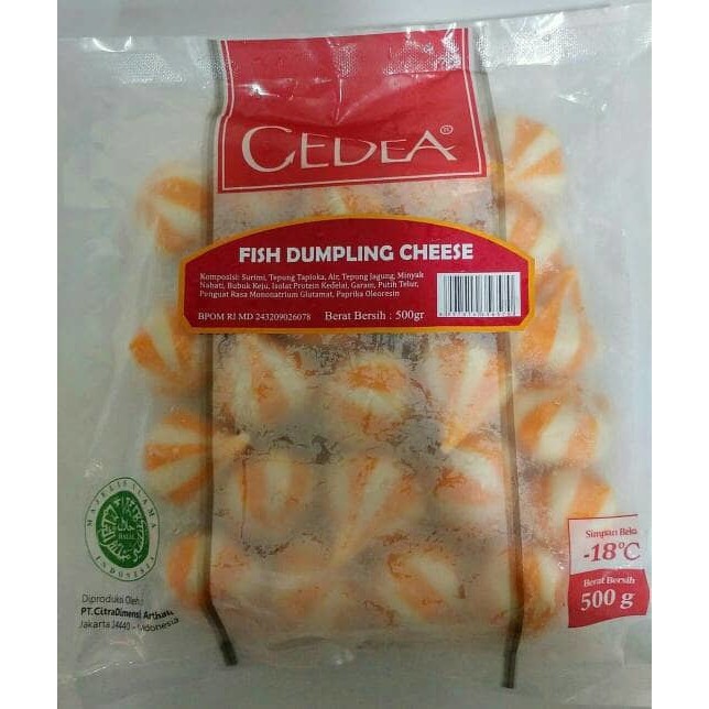 

Cedea Fish Dumpling Cheese (Olahan Ikan Isi Keju) 500gram