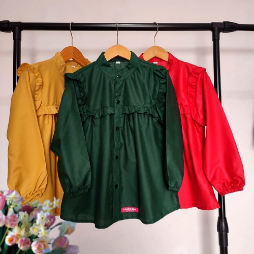 Baju Anak Perempuan Terbaru / Kemeja dress Anak Perempuan (6-10 TAHUN)