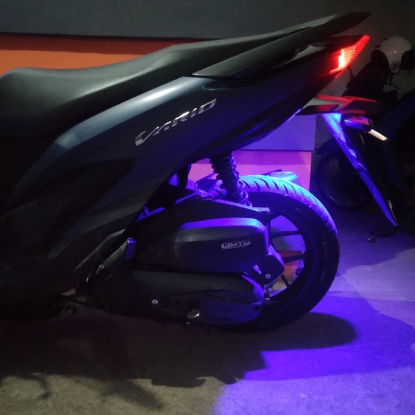 Lampu Kolong Plat Body LED Variasi Motor Model Panjang Antiair Nmax Aerox Beat Mio Scoopy Supra X 125 Jupiter CBR Ninja GSX