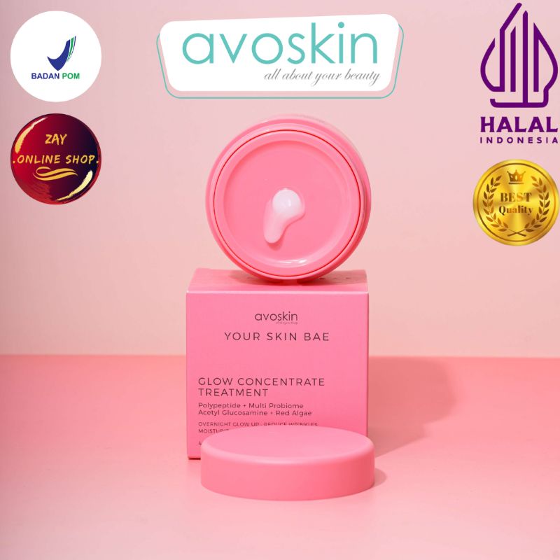 Jual AVOSKIN Moisturizer YSB Glow Concentrate Treatment Polypeptide ...