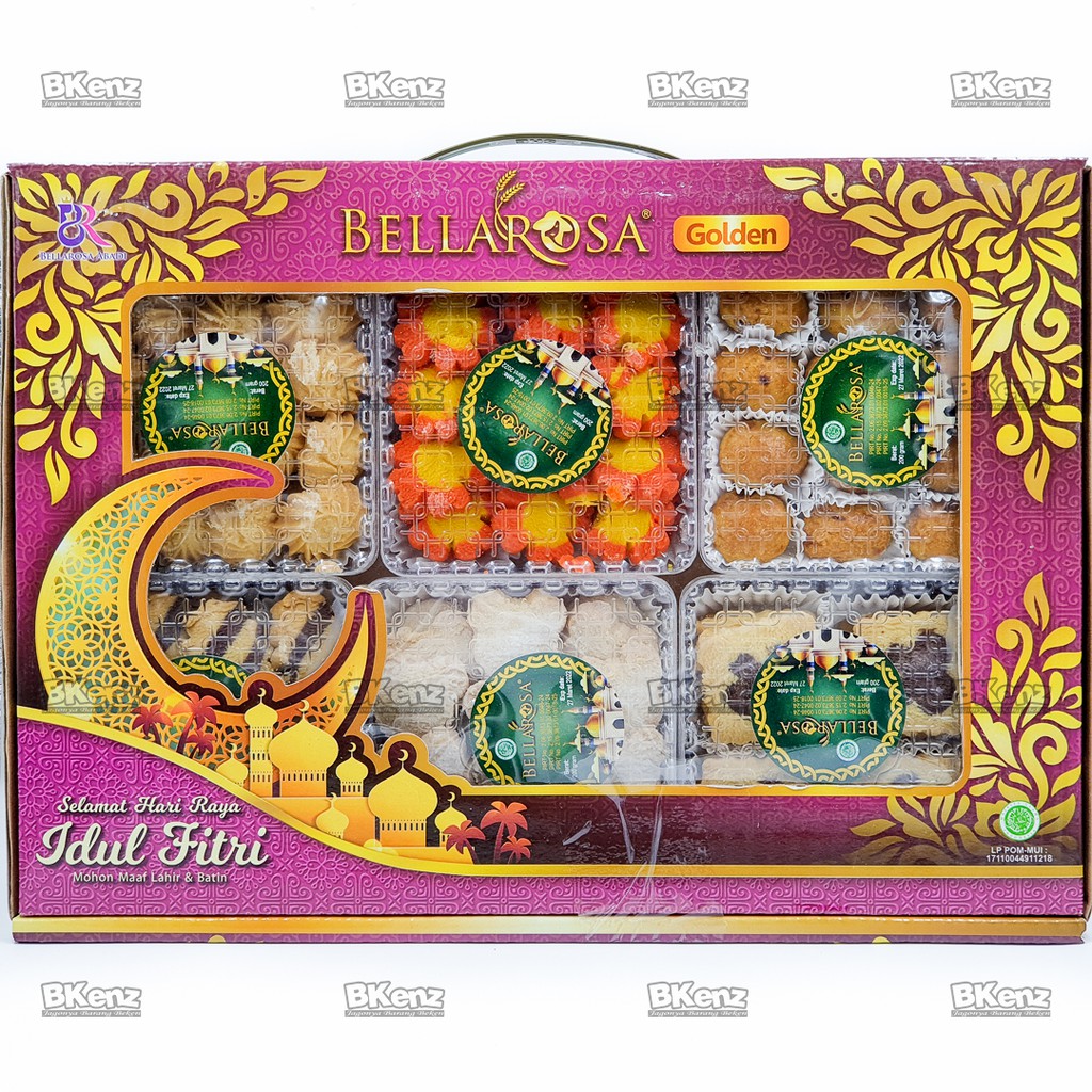 Bellarosa Paket Kue Kering Lebaran Golden