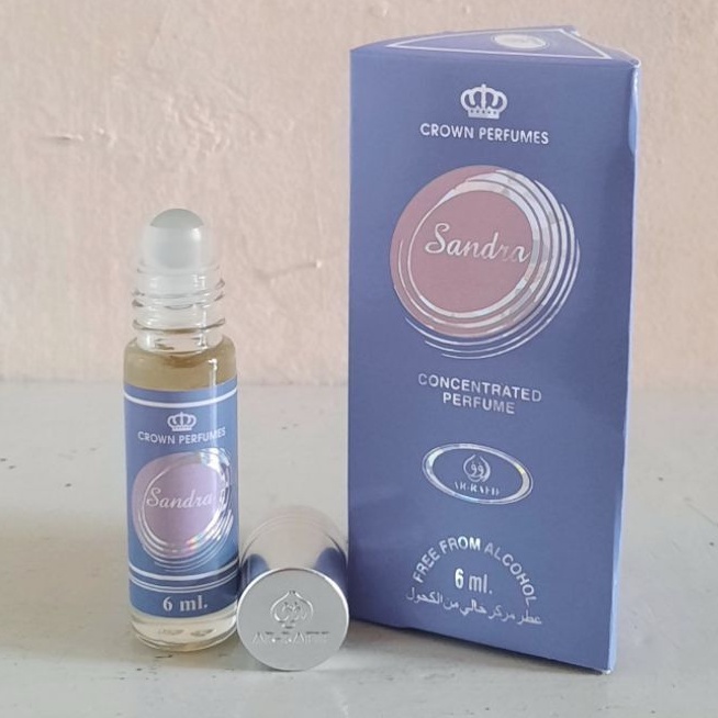 SANDRA Parfum AR-RAFIF 6ml Minyak Wangi wanita Roll On Non Alkohol