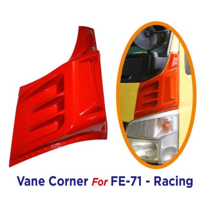 VANE CORNER / PIPI SAMPING MODEL RACING UNTUK CANTER / FE 71 TRUCK