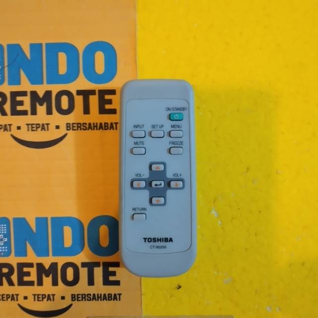 REMOTE PROYEKTOR PROJECTOR TOSHIBA CT-90205 ORIGINAL