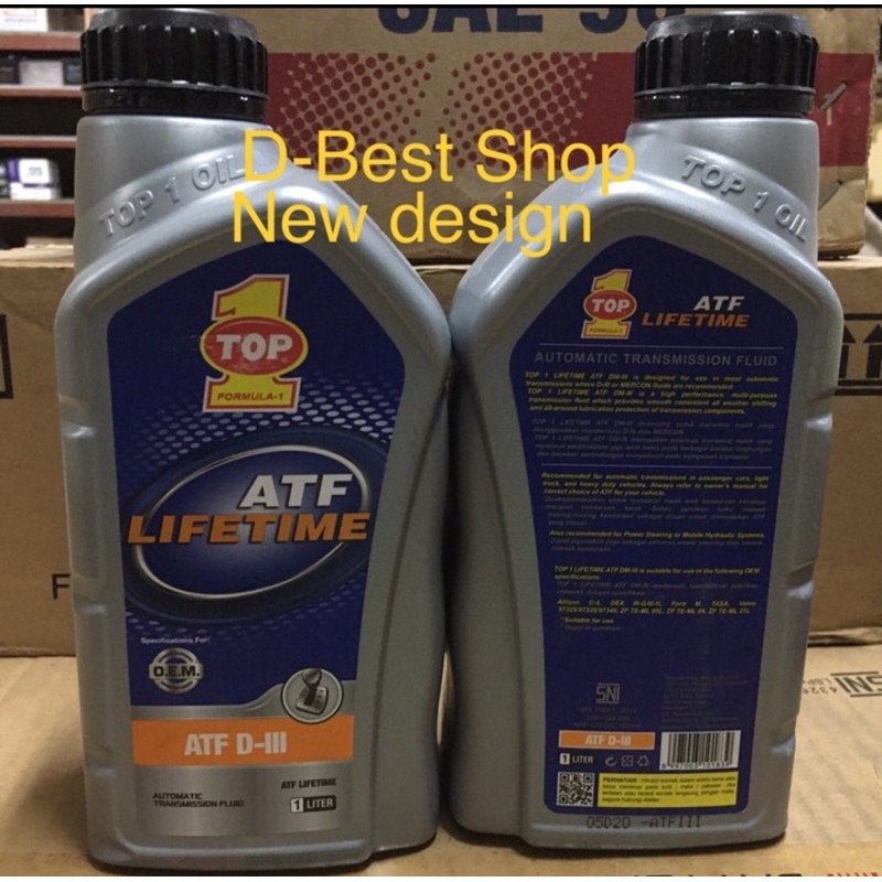 OLI TOP1 /TOP 1 ATF AUTOMATIC TRANSMISI D-III  DEXTRON III - 1Liter