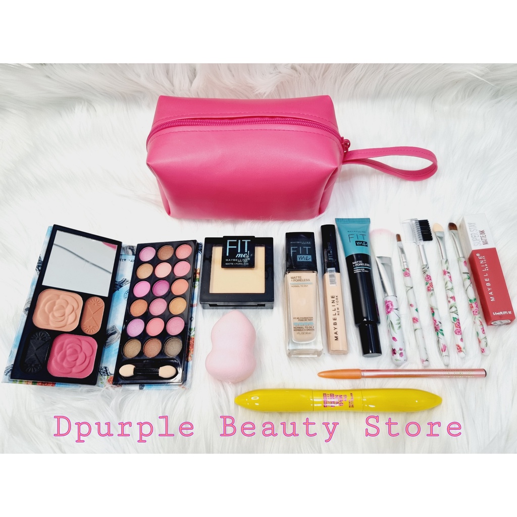 ( Semua Paket Kecantikan Ada Disini!! ) - Paket Kosmetik Maybelline Lengkap Murah - Paket Make Up Maybelline Super Komplit - Semua Paket Kosmetik Realpict