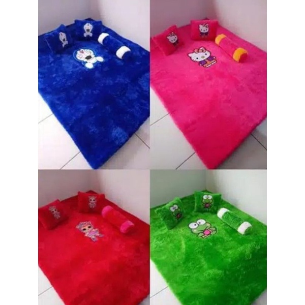 Surpet Kasur Bulu Tebal Karakter  Karpet Bulu Murah Surpet Karakter