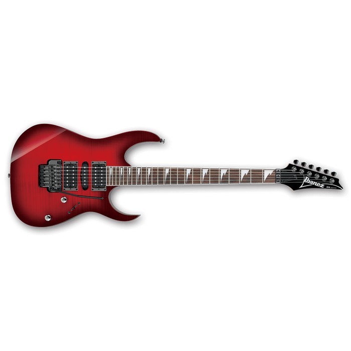 Ibanez RG370FMZ Electric Guitar - Transparent Red Burst
