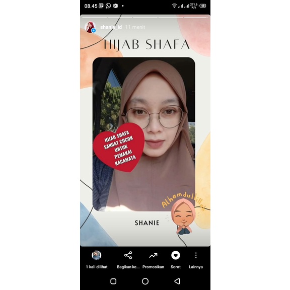 Bergo Shafa Jersey Premium Sale By Shanie Hijab