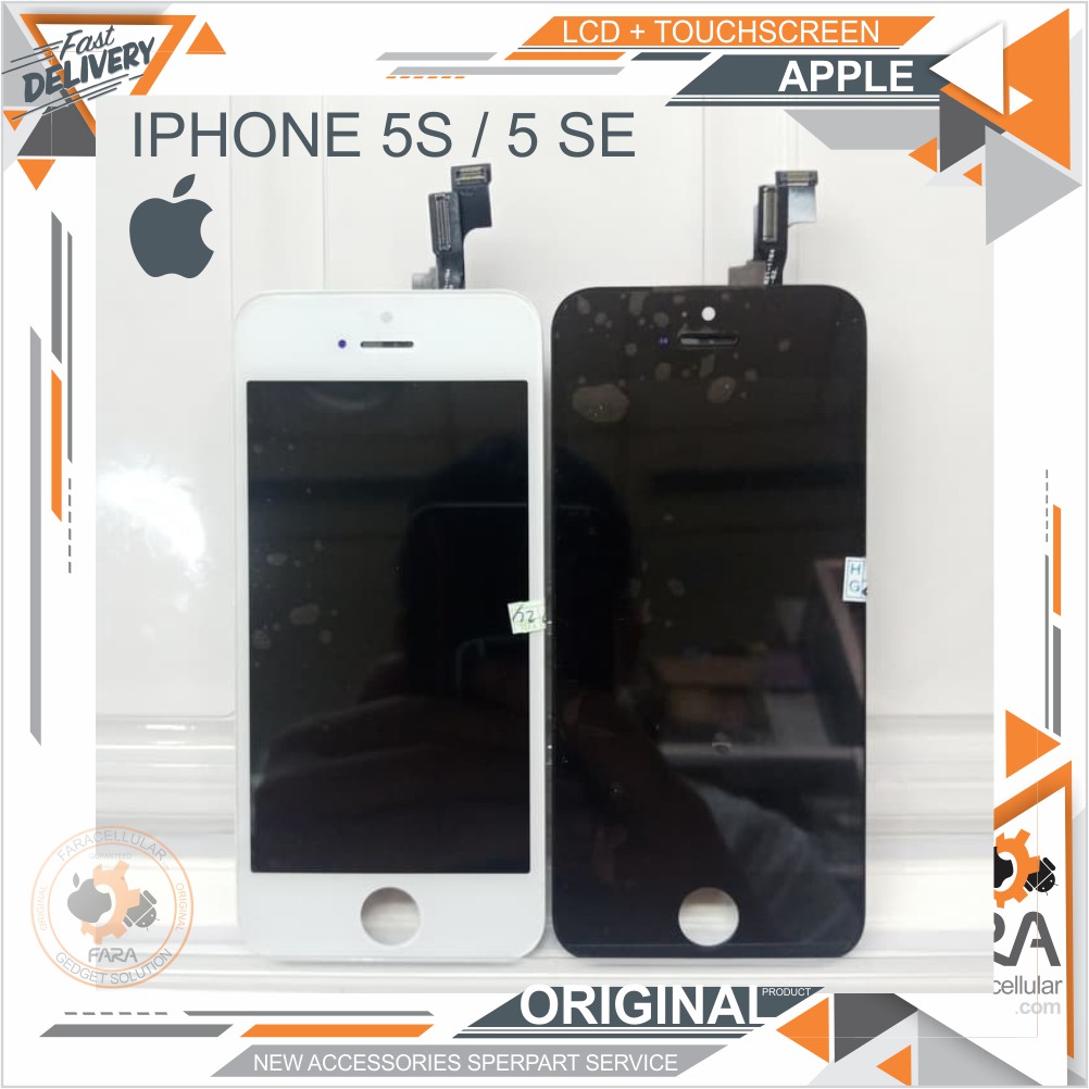 Lcd Touchscreen Ts Touscren Layar Sentuh Frame Iphone 5s Iphone5s 5se 5 S Se Original Fullset Shopee Indonesia