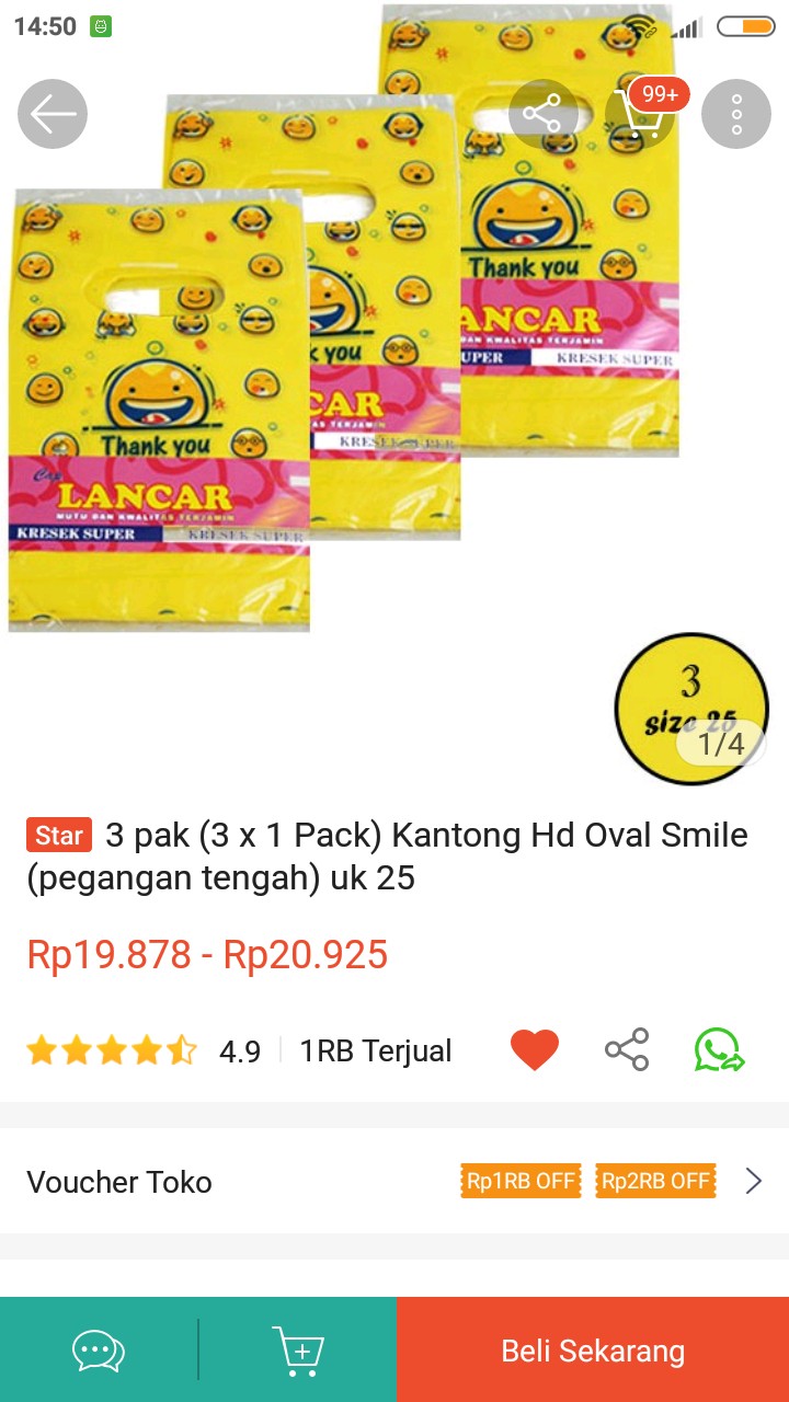Roll Bag / Plastik Roll / Plastik Buah / Plastik Sayur
