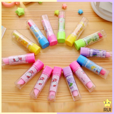 

Penghapus Pensil Bentuk Lipstik / Hapusan Pensil Karakter Unik / Lipstick Eraser