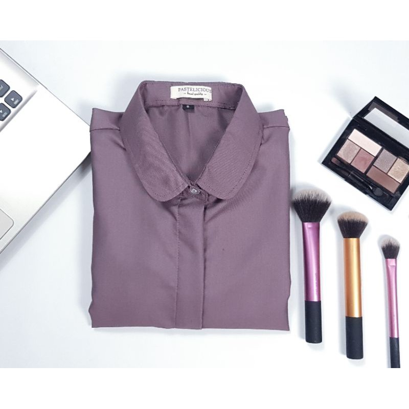 Dusty Purple Shirt by Pastelicious / Kemeja Polos Ungu