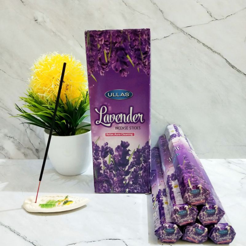 Dupa India Aromaterapi Ullas Lavender Hexa Box