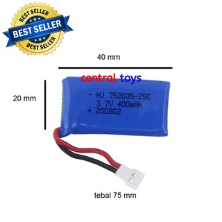 battery lipo 3.7V 400mAH for rc drone JJRC H31 HX750 H107 H235 FY605